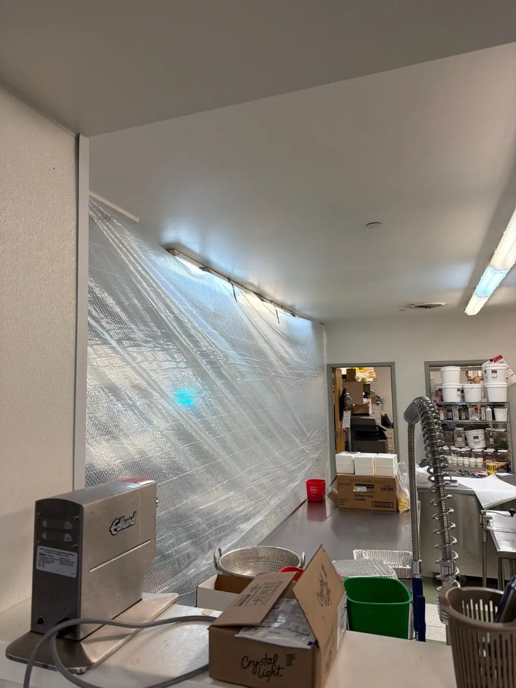 Large-scale water extraction in Sunblest business space